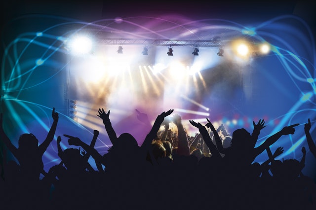 Loud concert that could damage your hearing 